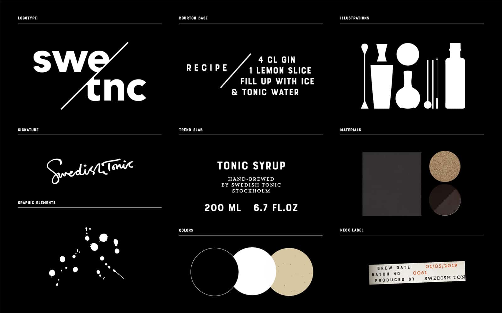 Swedish Tonics Grafiska Element